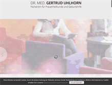 Tablet Screenshot of dr-uhlhorn.de